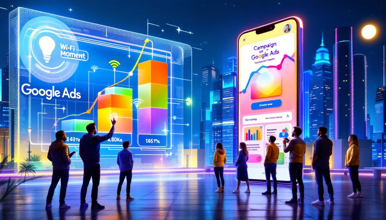 Examining campaign settings and structures in Google Ads.