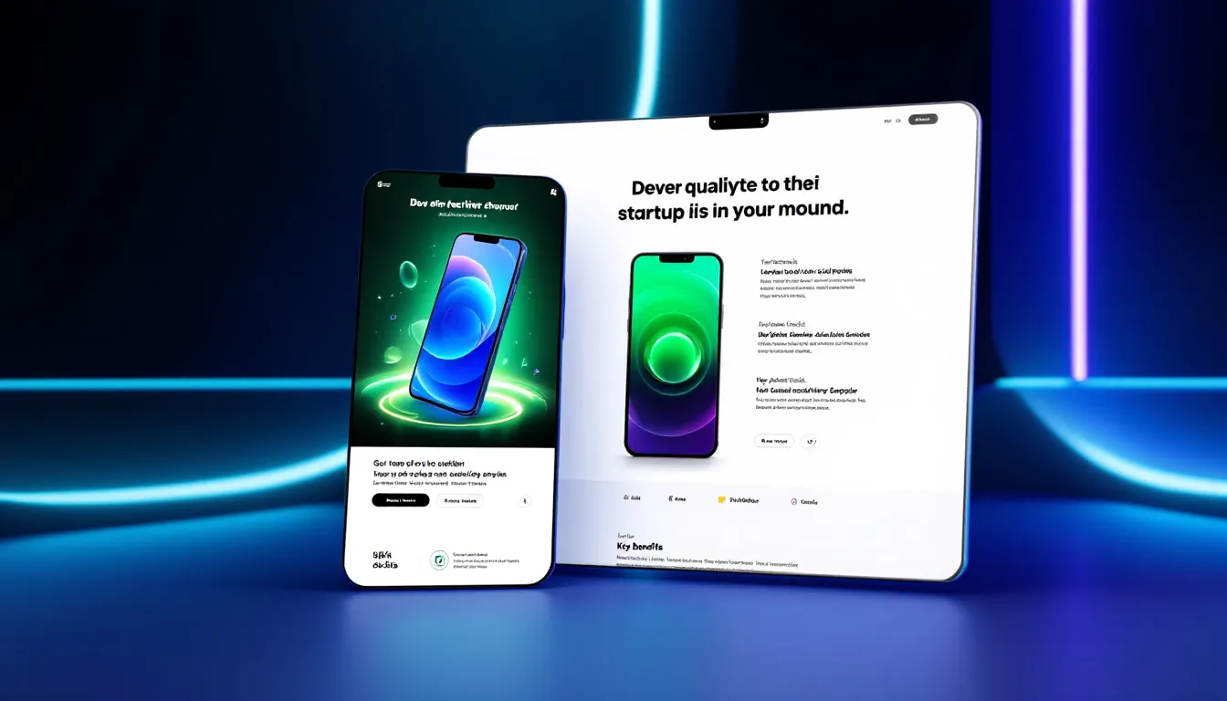 A side-by-side comparison of an ad and its corresponding landing page.